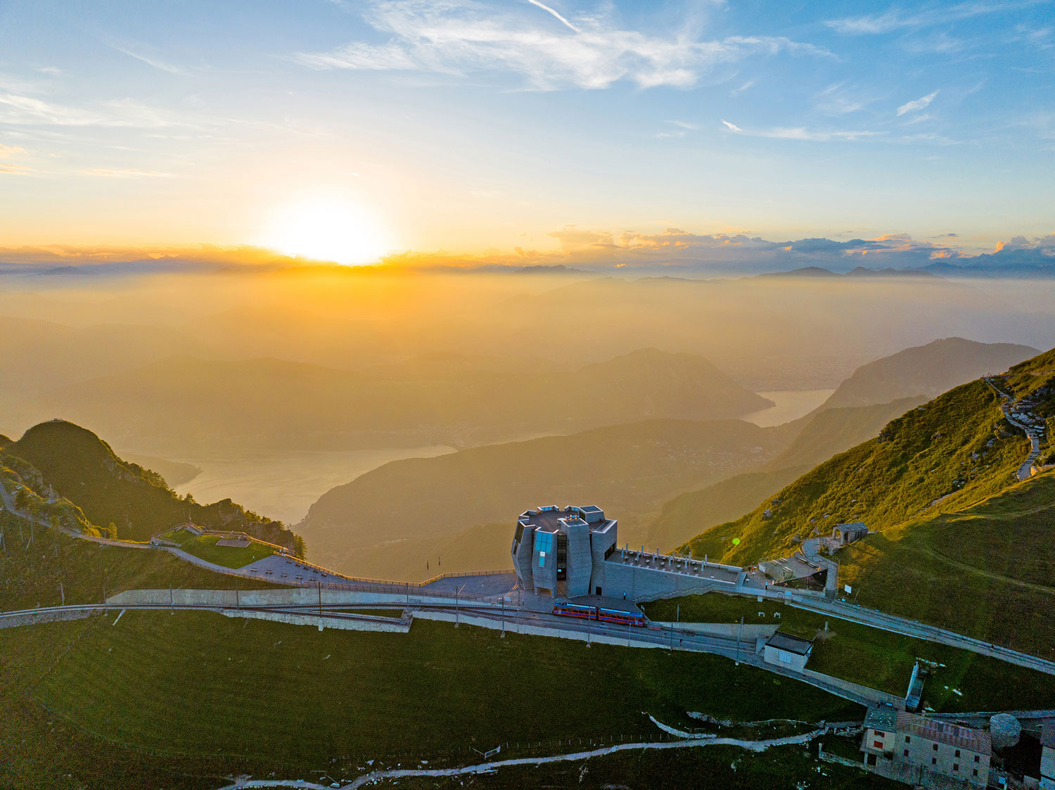 Abendstimmung auf Monte Generoso